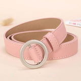 Circle Pin Buckles Belt women