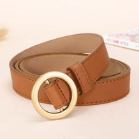 Circle Pin Buckles Belt women