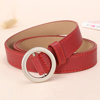 Circle Pin Buckles Belt women