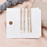 Pearl Hair Clip Set Shell Barrettes