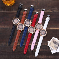 Flower Rhinestone Watch