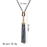 Pendant Necklace Tassel Long