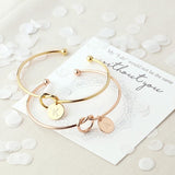 Letter Chart Bracelet woman Alloy 3 Colors