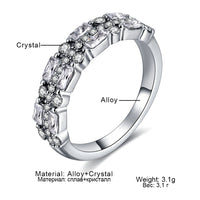 Engagement Ring  Design AAA White Cubic Zircon