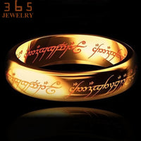 The lord of One ring Titanium Stainless Steel ring men