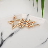 Geometric Alloy Hairband Moon Circle