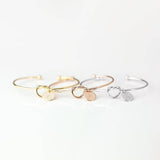 Letter Chart Bracelet woman Alloy 3 Colors