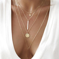 Bohemian Multi layer Pendant Necklaces For Women