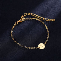 Bracelet and Bangle for Woman Adjustable Lettrs