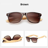 Retro Wood Sunglasses Bamboo Unisex