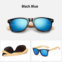 Retro Wood Sunglasses Bamboo Unisex