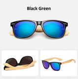 Retro Wood Sunglasses Bamboo Unisex