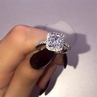 Engagement Ring  Design AAA White Cubic Zircon