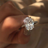 Engagement Ring  Design AAA White Cubic Zircon