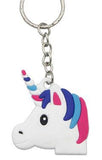 Cartoon Keychain PVC Rubber Unicorn