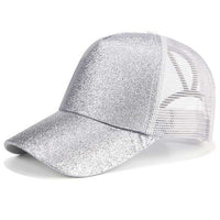 Glitter Ponytail Baseball Cap women