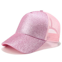 Glitter Ponytail Baseball Cap women