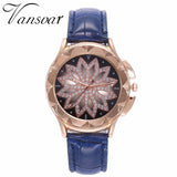 Flower Rhinestone Watch