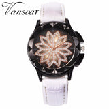 Flower Rhinestone Watch