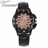 Flower Rhinestone Watch