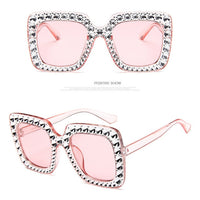 Oversized Mirror Sun Glasses women