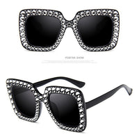 Oversized Mirror Sun Glasses women