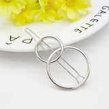 Geometric Alloy Hairband Moon Circle