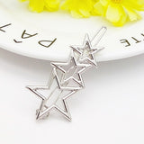 Geometric Alloy Hairband Moon Circle