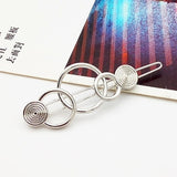 Geometric Alloy Hairband Moon Circle