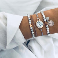 30 Style Boho Bangle BraceletCharm