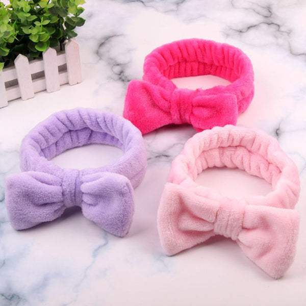 Fleece Headband Wash Face Soft