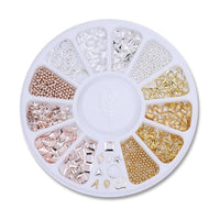 Mixed Color Chameleon Stone Nail Rhinestone  Beads Manicure 3D Nail Art