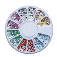 Mixed Color Chameleon Stone Nail Rhinestone  Beads Manicure 3D Nail Art