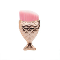 1Pcs Professional Mermaid Shape Makeup Brush Foundation Cosmetic Fish