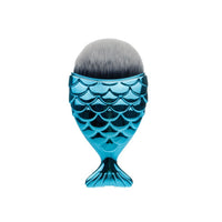 1Pcs Professional Mermaid Shape Makeup Brush Foundation Cosmetic Fish