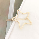 Geometric Alloy Hairband Moon Circle